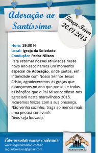 Adoração ao Santíssimo 20.01.2015